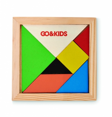 Logotrade Werbegeschenke das Foto: Tangram-Puzzle Holz
